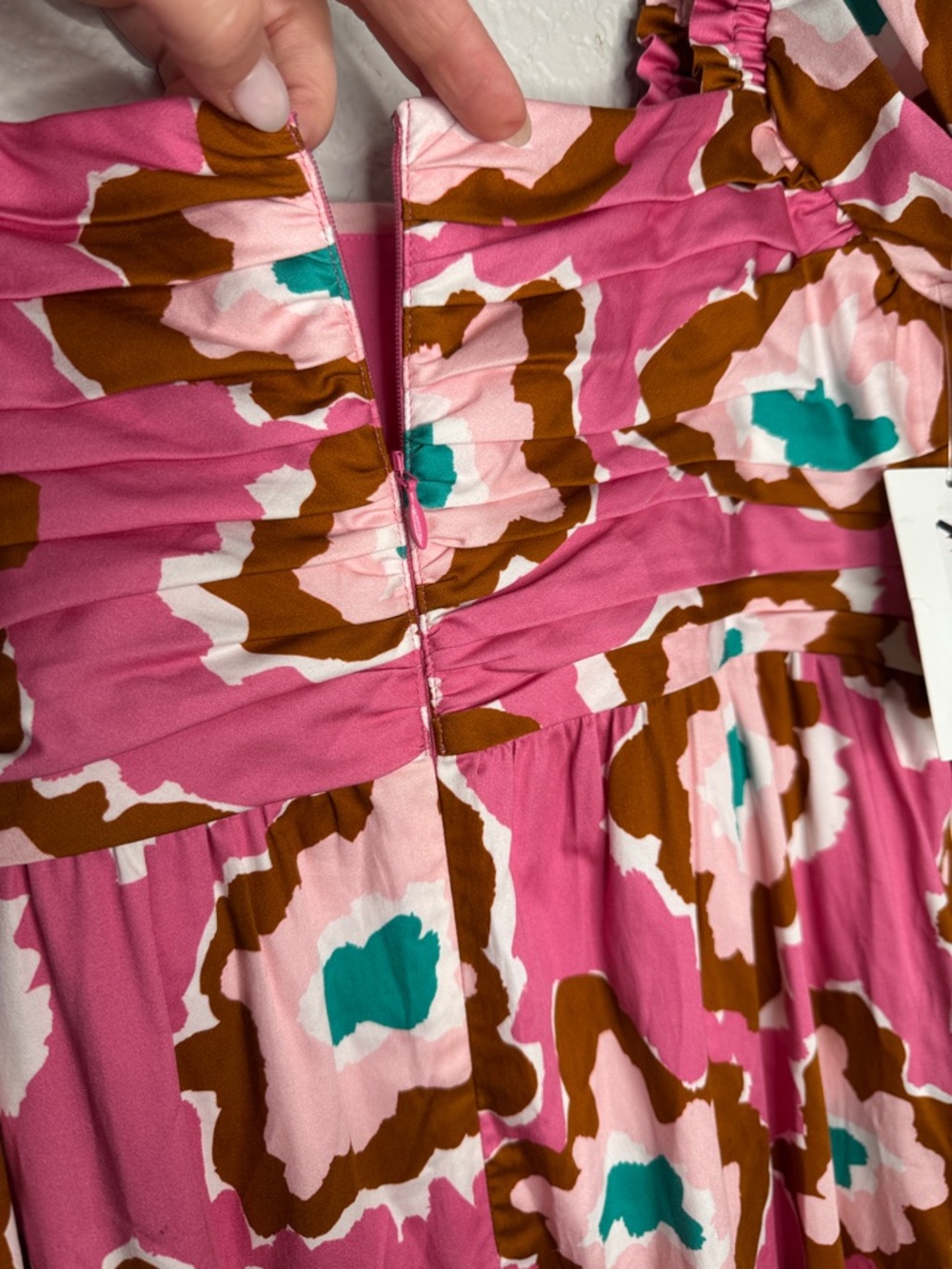 NWT Crosby by Mollie Burch Emerson Midi Dress in Bloom Bloom XS - Picture 8 of 8